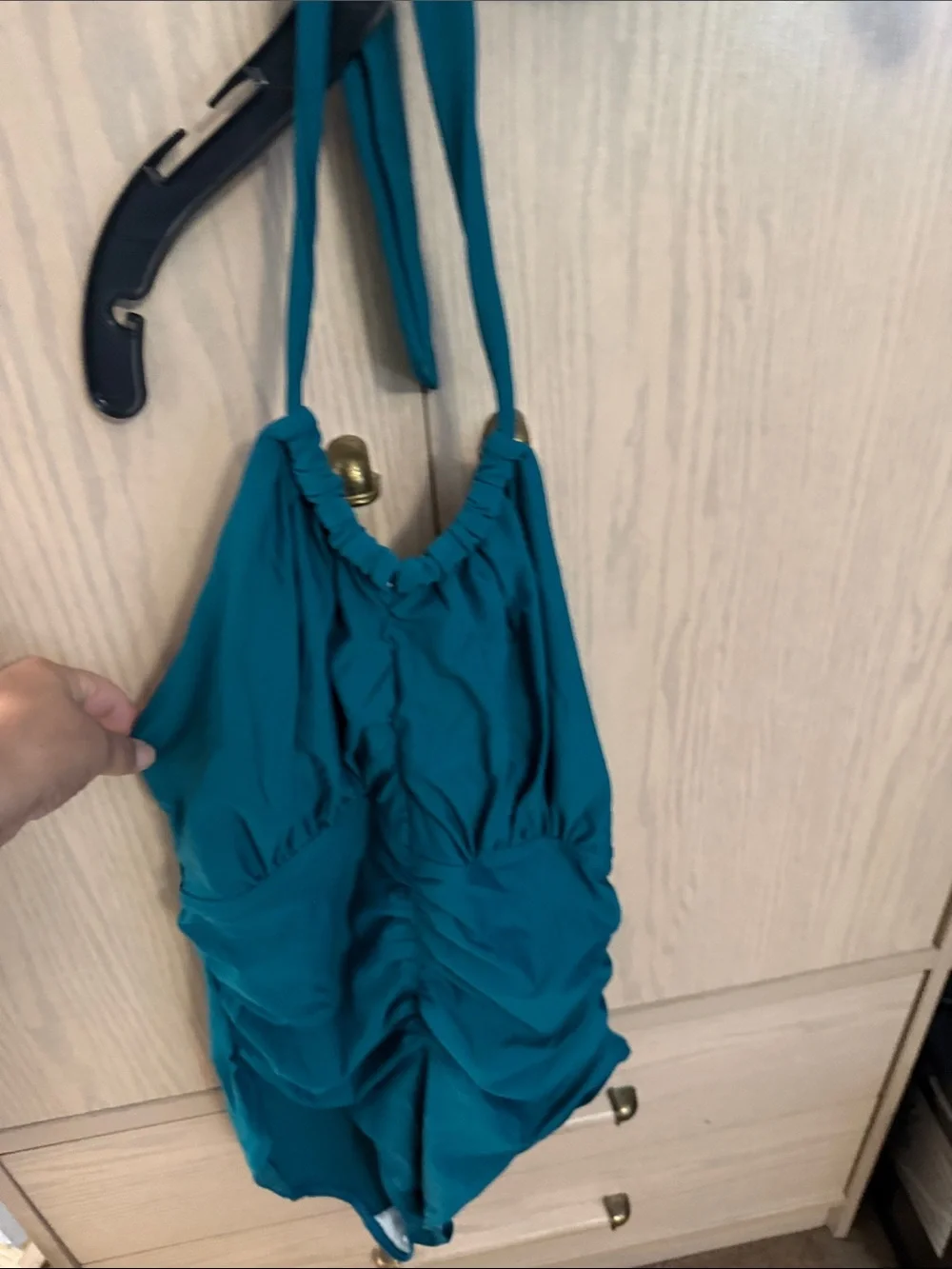 Michael Kors Red Ring-Twist Bodysuit Top 5 for 27$